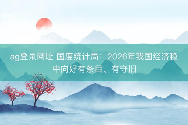 ag登錄網址 國度統計局：2026年我國經濟穩中向好有條目、有守舊